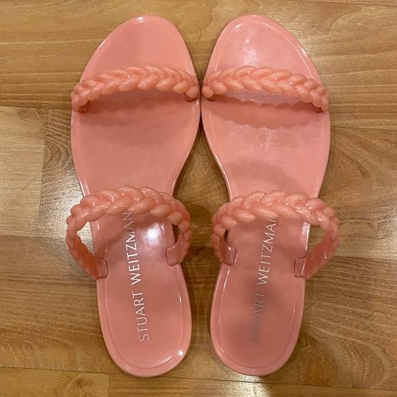 Stuart Weitzman Women's Sawyer Jelly Slide Sandals - Picture 6 of 9